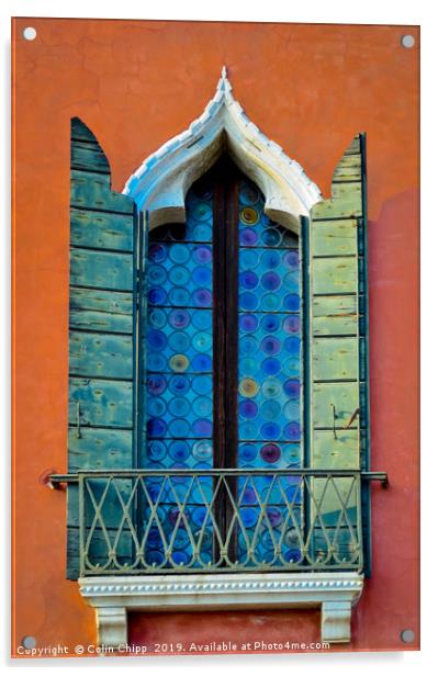 Venetian window Acrylic by Colin Chipp