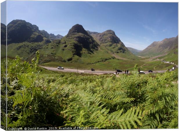 Glencoe , the Highlands of Scotland Canvas Print by Photogold Prints