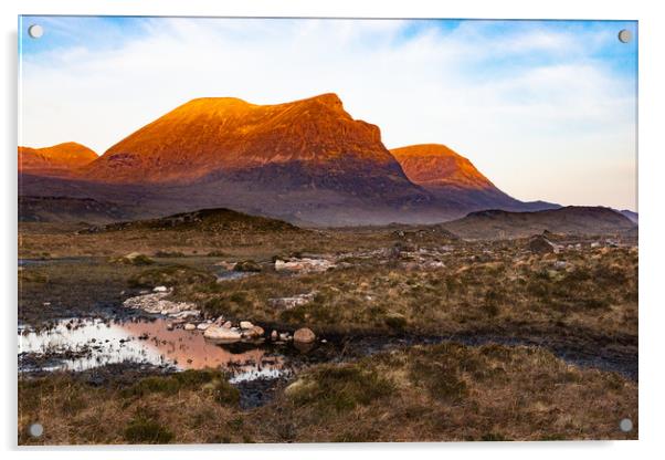 Quinag  Acrylic by Karen Kennedy