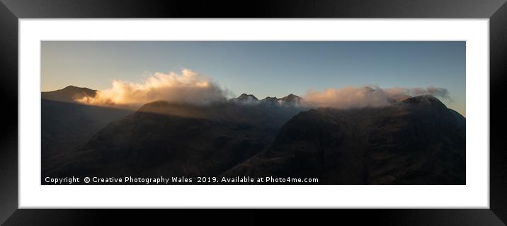 Glencoe Morning Light Scotland Images by Nigel For Framed Mounted Print by Creative Photography Wales