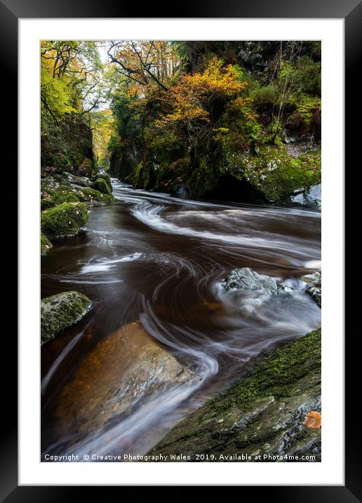 Fairy Glen; Snowdonia National Park Framed Mounted Print by Creative Photography Wales