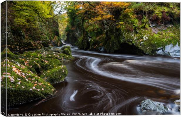 Fairy Glen; Snowdonia National Park Canvas Print by Creative Photography Wales