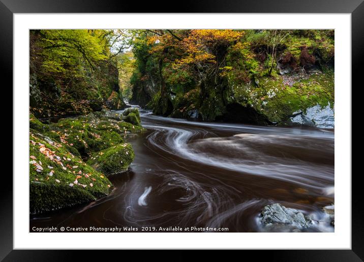 Fairy Glen; Snowdonia National Park Framed Mounted Print by Creative Photography Wales