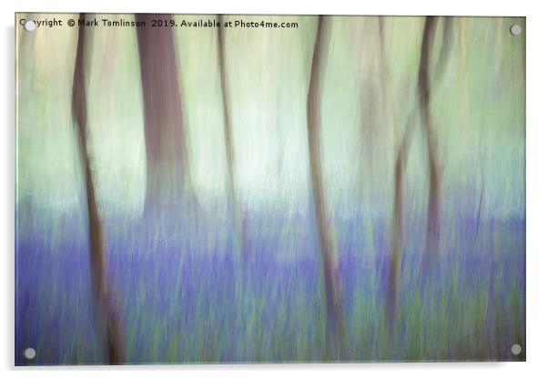 Bluebell Impressions Acrylic by Mark Tomlinson