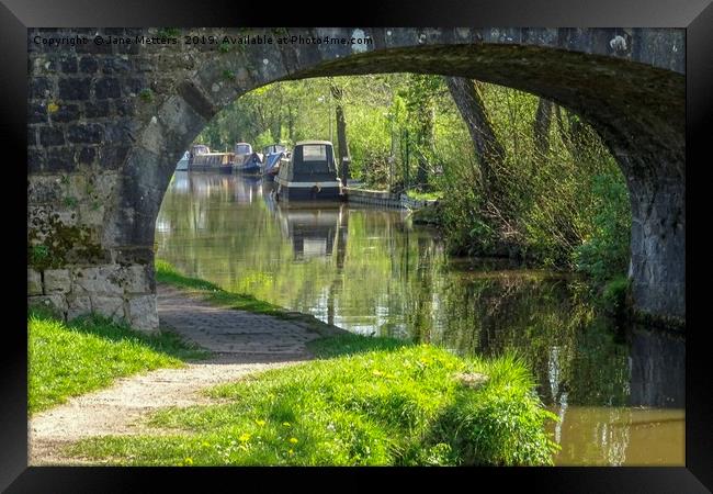  Canal Life Framed Print by Jane Metters