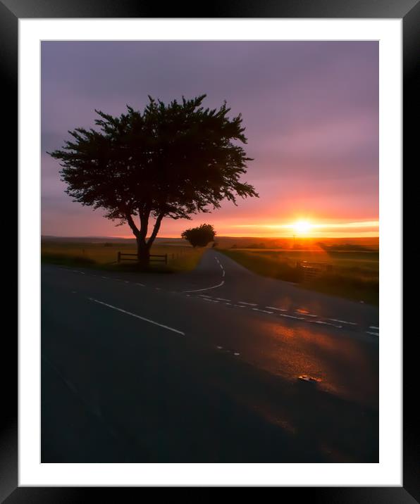 A Chesterfield Sunset Framed Mounted Print by Michael South Photography