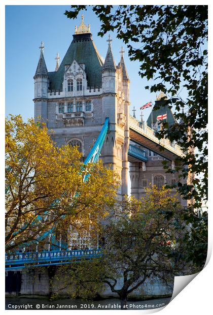 Tower Bridge Print by Brian Jannsen