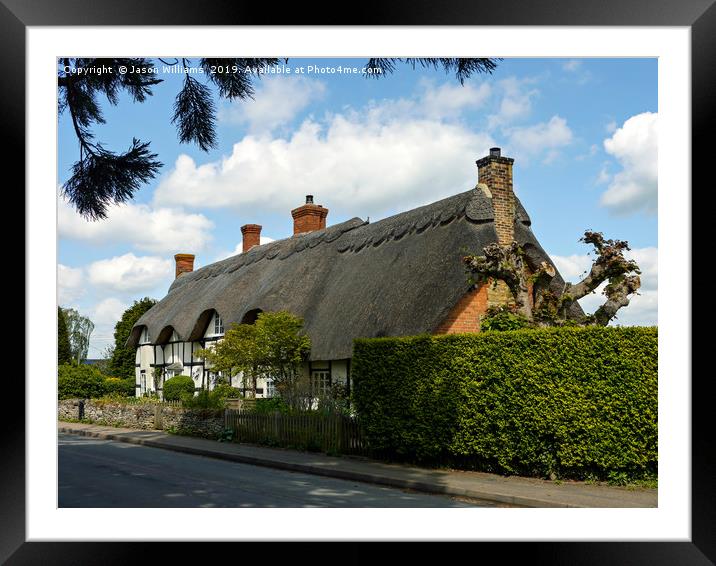 Cotswold Cottages Framed Mounted Print by Jason Williams