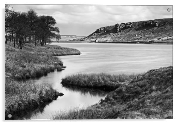 Widdop Reservoir Acrylic by David McCulloch