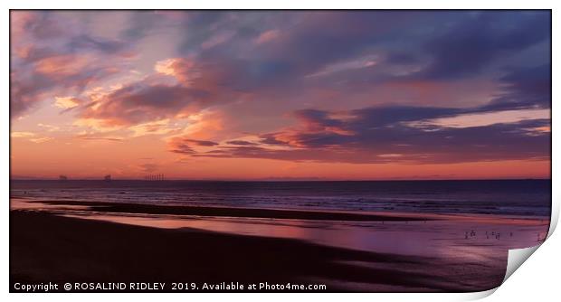 "Sunset across the sands" Print by ROS RIDLEY