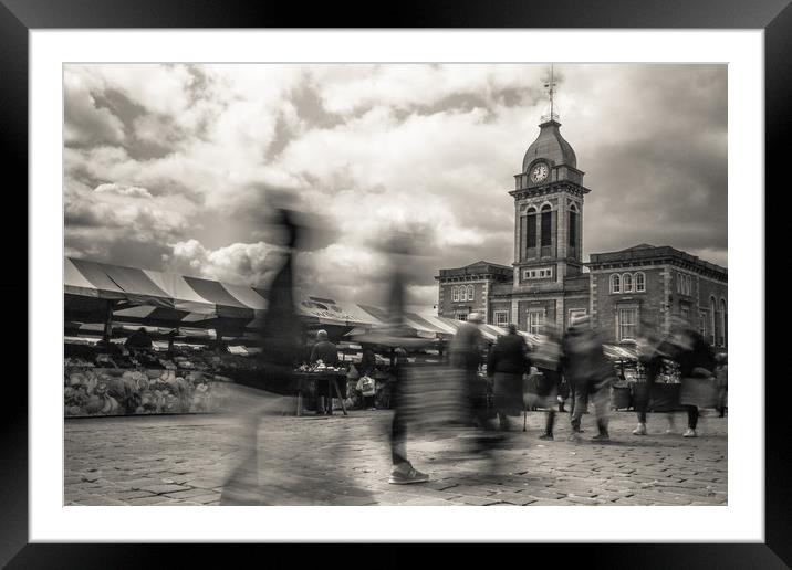 Chesterfield Market Hall.  Framed Mounted Print by Michael South Photography
