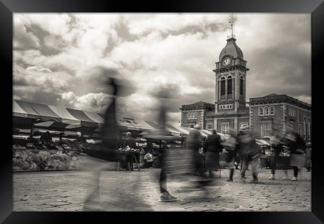 Chesterfield Market Hall.  Framed Print by Michael South Photography