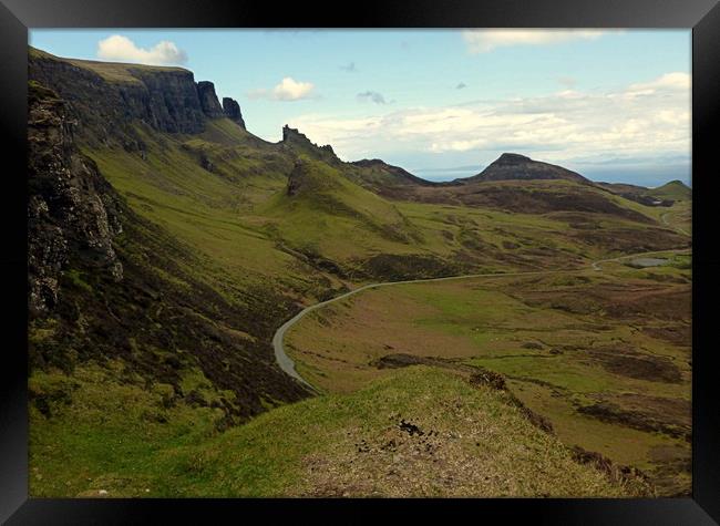 QUIRAING SKYE Framed Print by dale rys (LP)