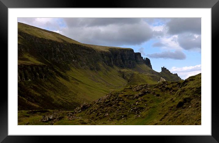 QUIRAING SKYE 2 Framed Mounted Print by dale rys (LP)