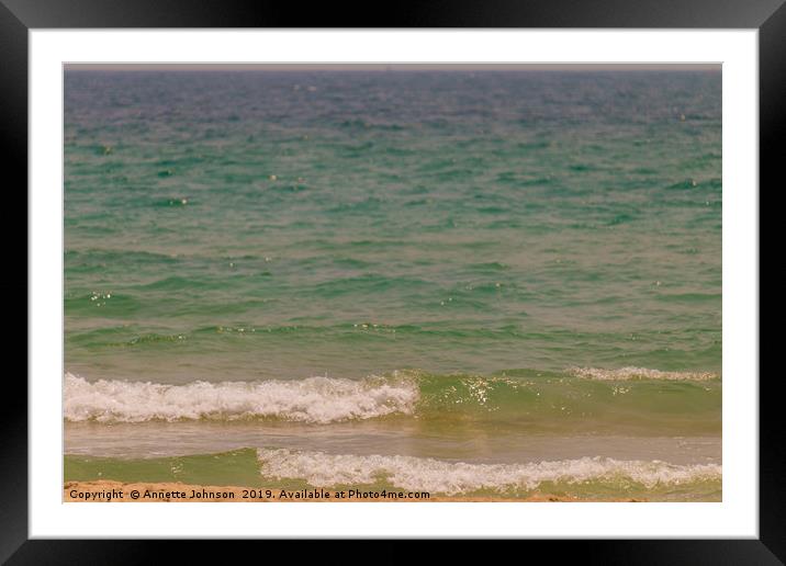 My Khe Beach #5 Framed Mounted Print by Annette Johnson