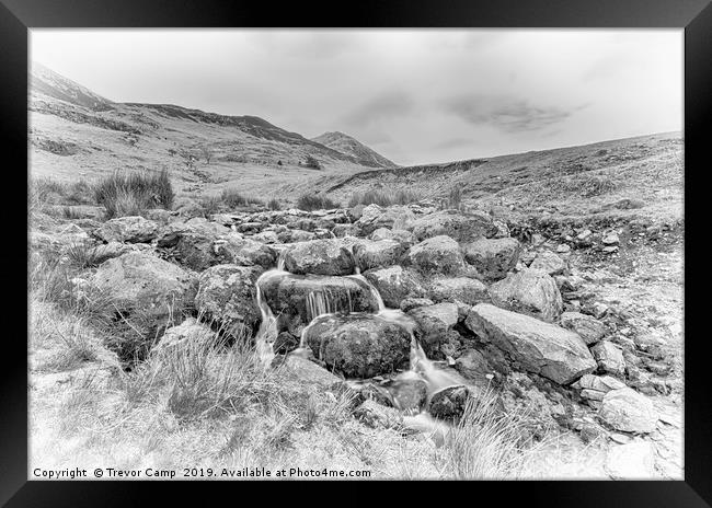 Cinderdale Beck - 02 Framed Print by Trevor Camp