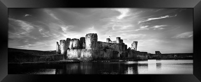 Caerphilly Castle  Framed Print by paul holt