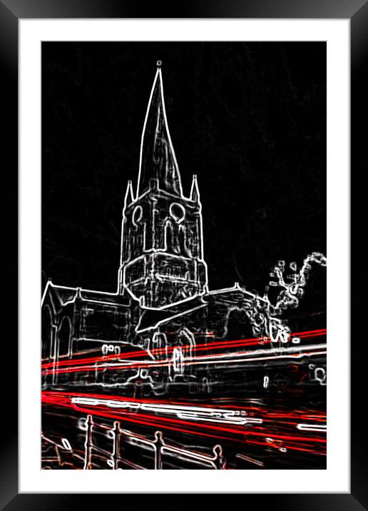 The Crooked Spire Framed Mounted Print by Michael South Photography