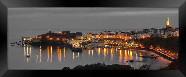 Tenby Harbour. Framed Print by Michael South Photography