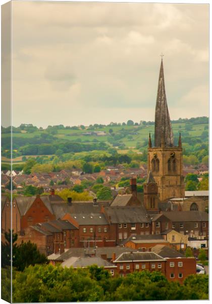 The Crooked Spire Canvas Print by Michael South Photography