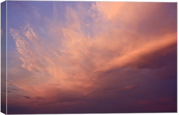 Pastel In The Sky Canvas Print by Irina Walker