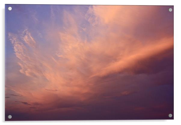 Pastel In The Sky Acrylic by Irina Walker