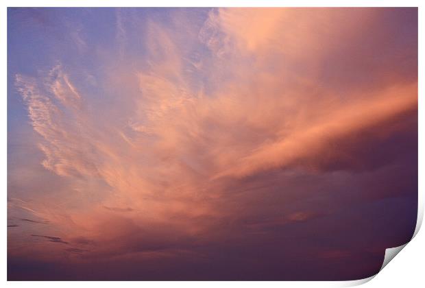 Pastel In The Sky Print by Irina Walker