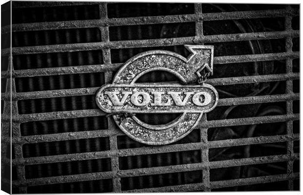 Volvo Sign on Grill Canvas Print by Antony McAulay