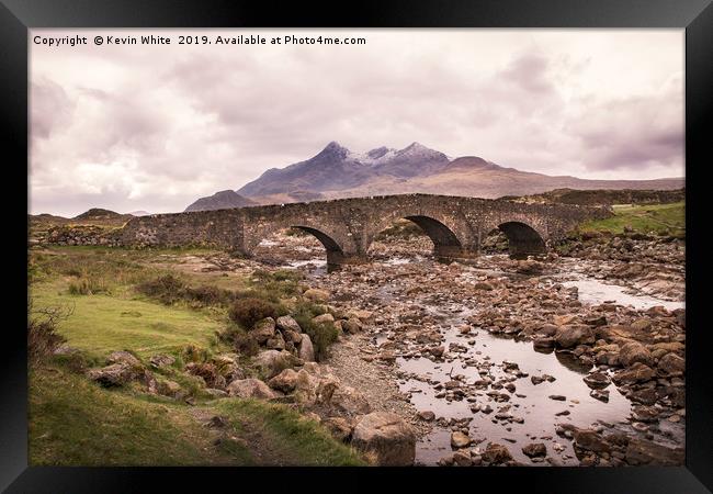 Sligachan old bridge Skye Framed Print by Kevin White