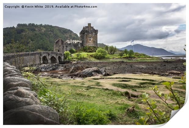 Scotlands favourite castle Print by Kevin White