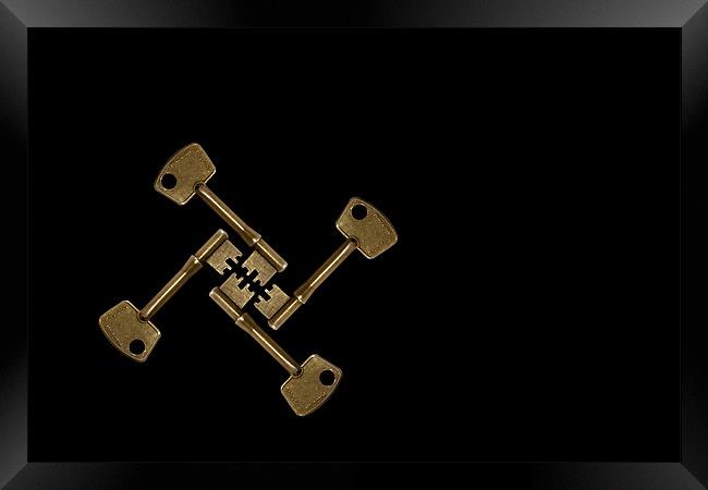 Keys Locked Framed Print by Jonathan Pankhurst
