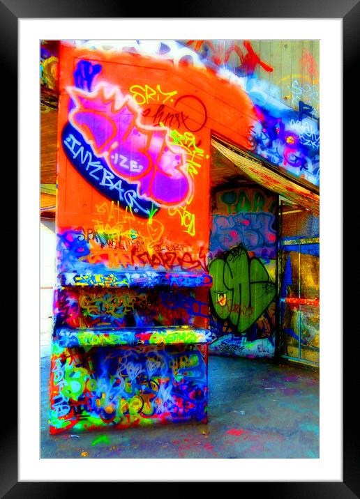 Vibrant Undercroft Mural Framed Mounted Print by Andy Evans Photos