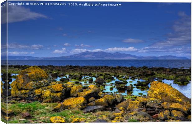 The Isle of Arran, Scotland Canvas Print by ALBA PHOTOGRAPHY