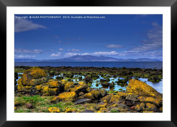 The Isle of Arran, Scotland Framed Mounted Print by ALBA PHOTOGRAPHY