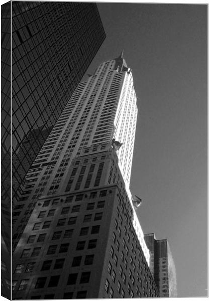 Chrysler Building New York City America Canvas Print by Andy Evans Photos