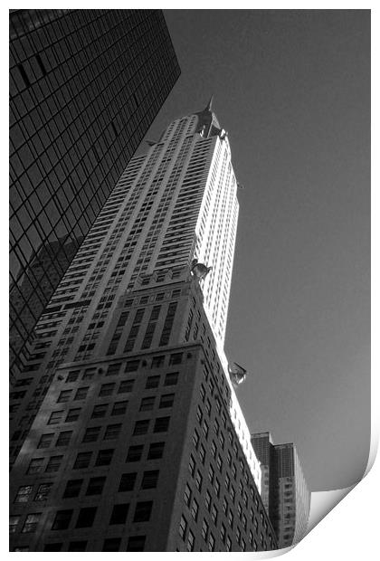 Chrysler Building New York City America Print by Andy Evans Photos