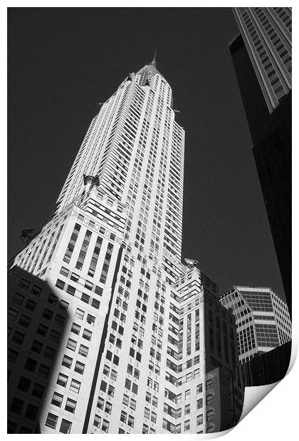 Chrysler Building New York City America Print by Andy Evans Photos