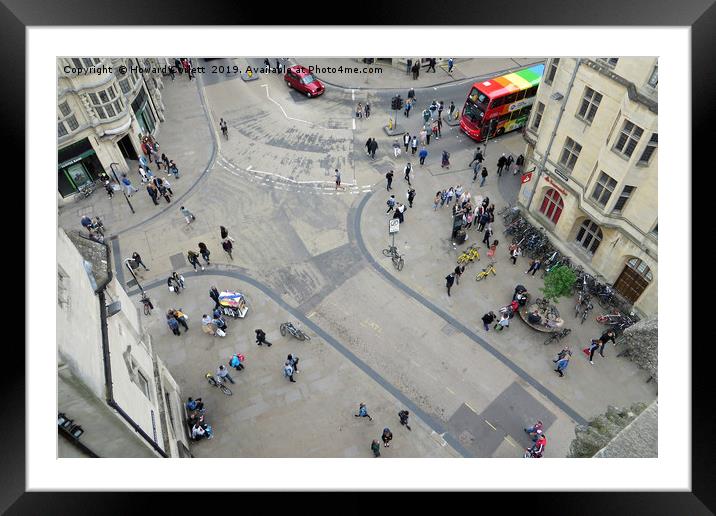 Oxford's Circus Framed Mounted Print by Howard Corlett