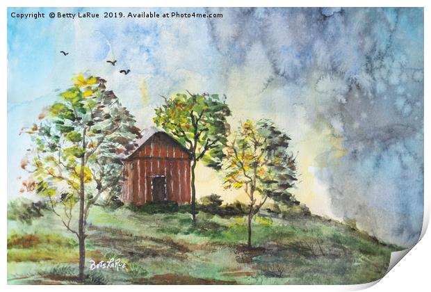 Before the Storm Print by Betty LaRue