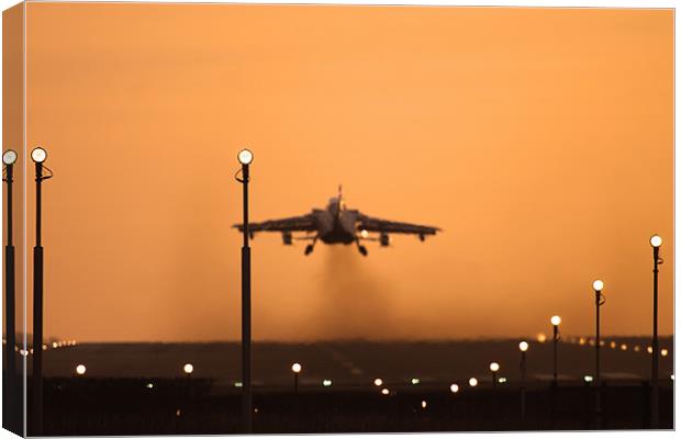 Marham Tornado sunset Canvas Print by Oxon Images
