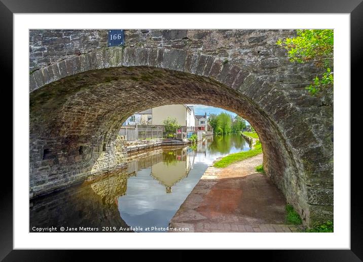 Under The Bridge Framed Mounted Print by Jane Metters