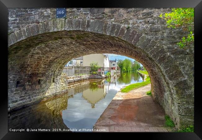 Under The Bridge Framed Print by Jane Metters