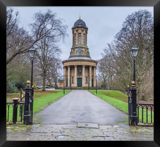Saltaire United Reformed Church in West Yorkshire. Framed Print by Ros Crosland