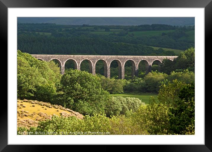 Cynghordy Viaduct Carmarthenshire Mid Wales Framed Mounted Print by Nick Jenkins