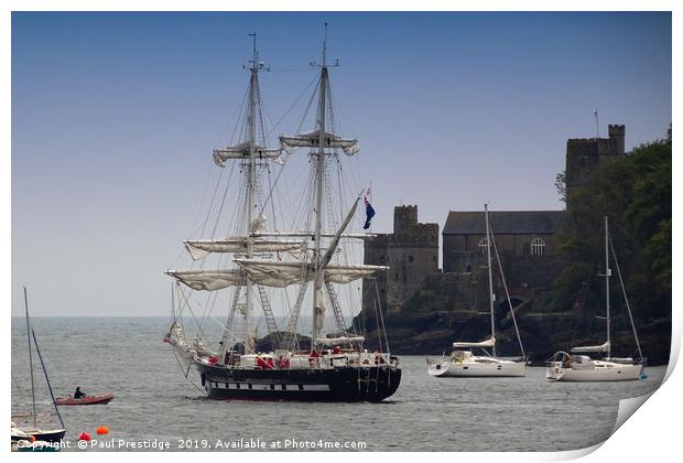 TS Royalist at Dartmouth                           Print by Paul F Prestidge