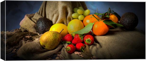 A mixture of fruit Canvas Print by Leighton Collins