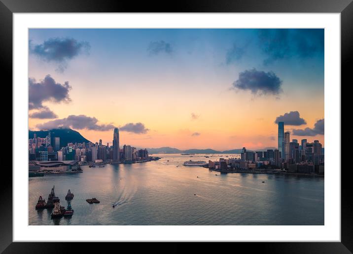 HONG KONG 09 Framed Mounted Print by Tom Uhlenberg
