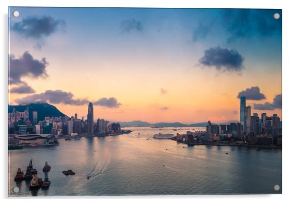 HONG KONG 09 Acrylic by Tom Uhlenberg