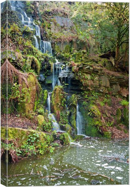 The colourful waterfall Canvas Print by David McCulloch