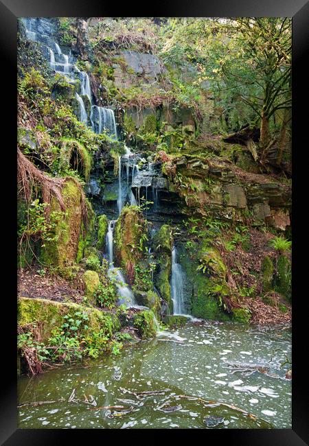 The colourful waterfall Framed Print by David McCulloch